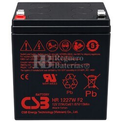 Bater�a CSB HR 1227W 12V AGM para SAI UPS
